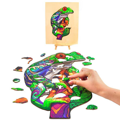 Tree Frog Wooden Jigsaw Puzzle