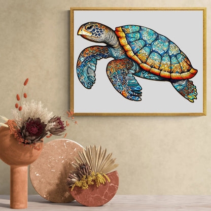 Sea Turtle Wooden Jigsaw Puzzle