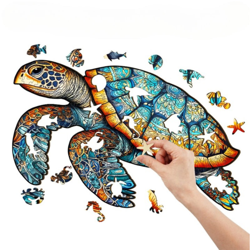 Sea Turtle Wooden Jigsaw Puzzle