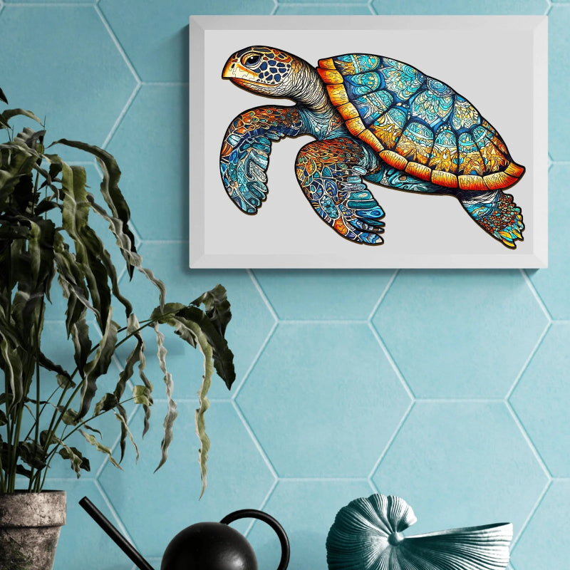 Sea Turtle Wooden Jigsaw Puzzle