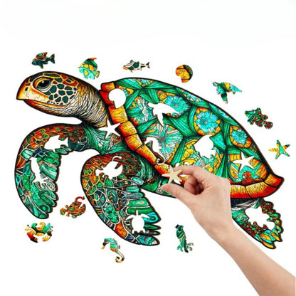 Sea Turtle Wooden Jigsaw Puzzle