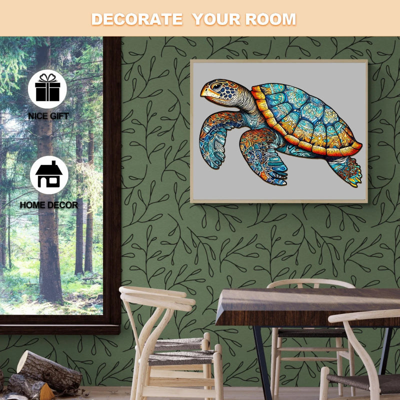 Sea Turtle Wooden Jigsaw Puzzle