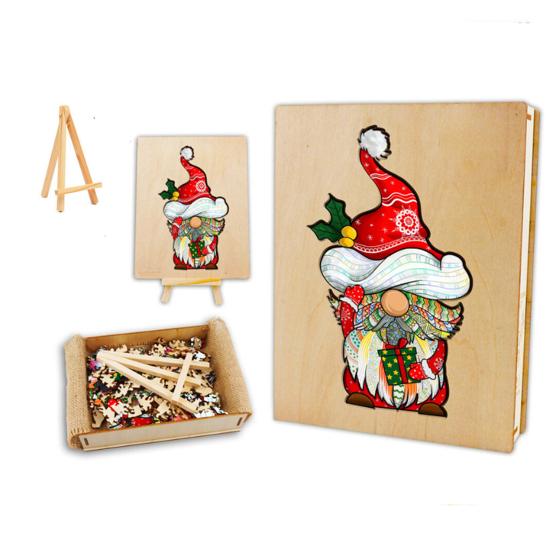 Enchanting Christmas Goblin Wooden Jigsaw Puzzle