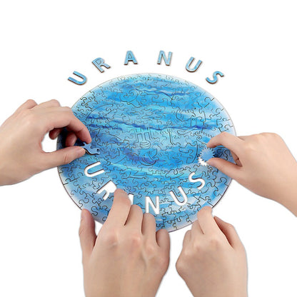 Uranus Planet Wooden Jigsaw Puzzle