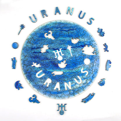 Uranus Planet Wooden Jigsaw Puzzle