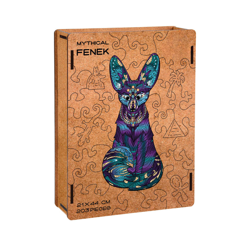 Detailed Fenec Wooden Puzzle