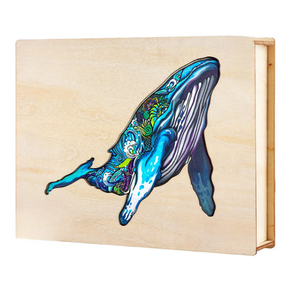 Whale Wooden Jigsaw Puzzle