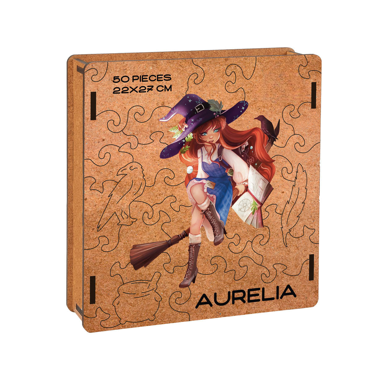 Witch Aurelia Wooden Puzzle