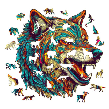 Wolf Wooden Jigsaw Puzzle