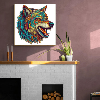 Wolf Wooden Jigsaw Puzzle