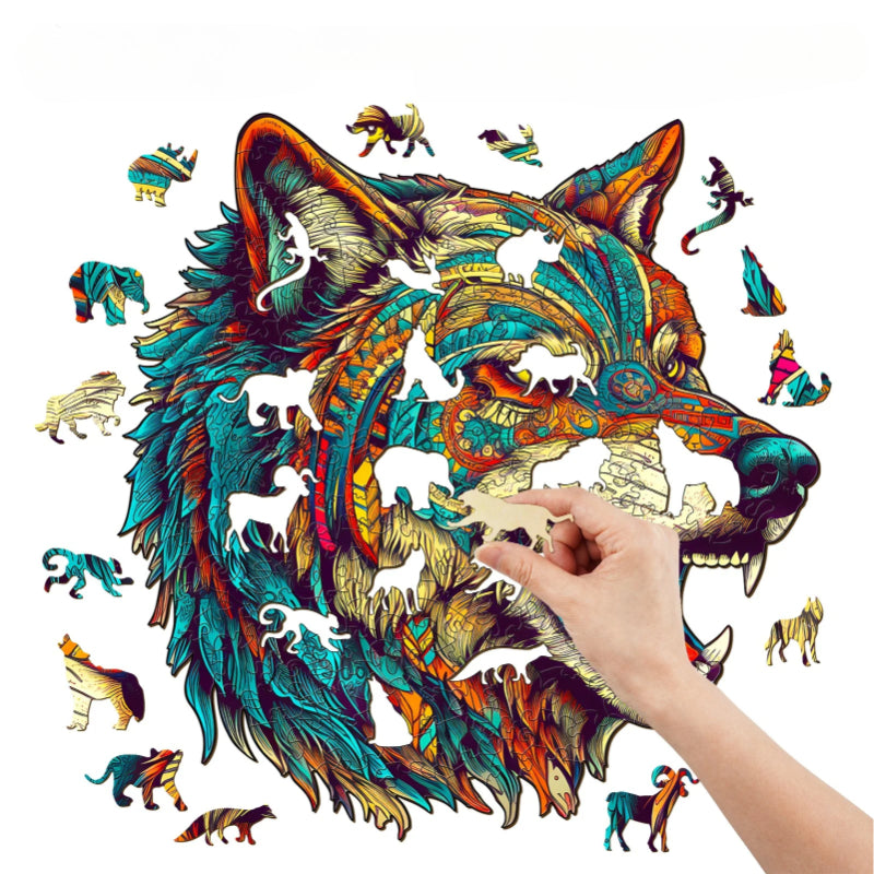 Wolf Wooden Jigsaw Puzzle