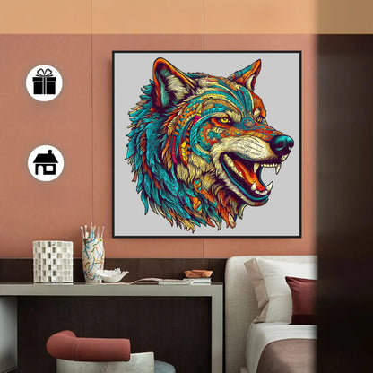 Wolf Wooden Jigsaw Puzzle