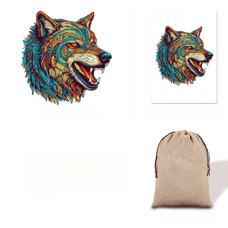 Wolf Wooden Jigsaw Puzzle