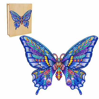 Wooden Butterfly Jigsaw Puzzle