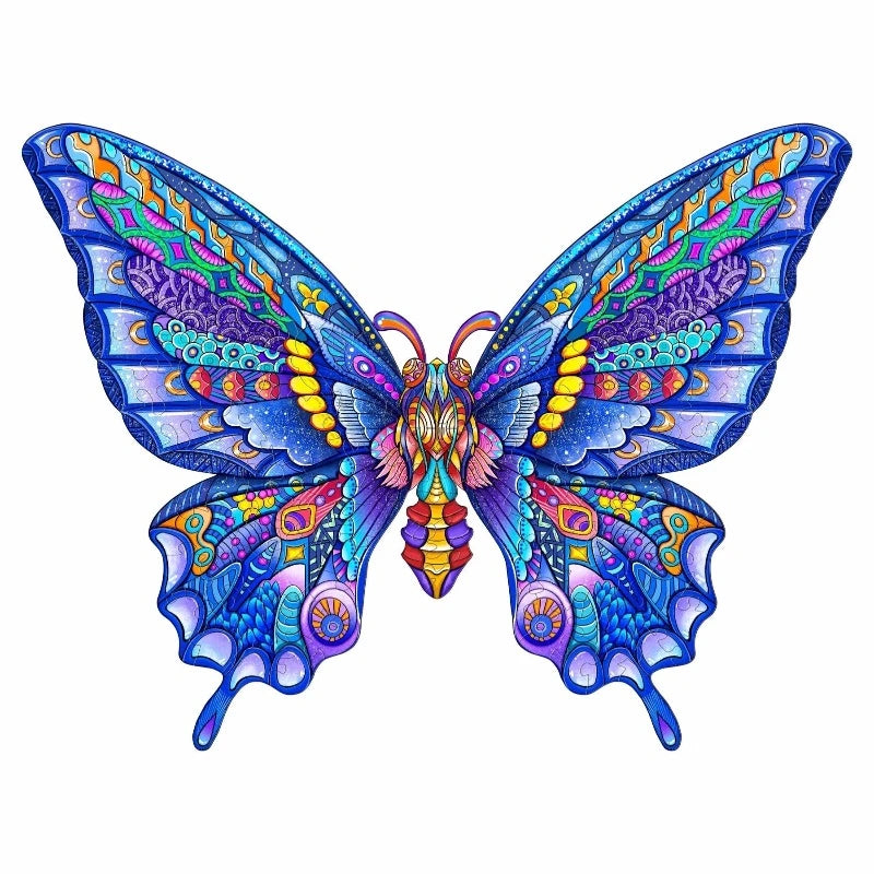 Wooden Butterfly Jigsaw Puzzle