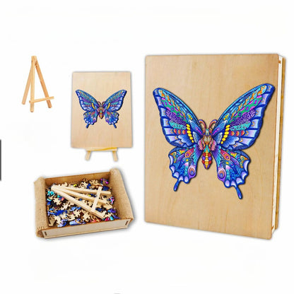 Wooden Butterfly Jigsaw Puzzle