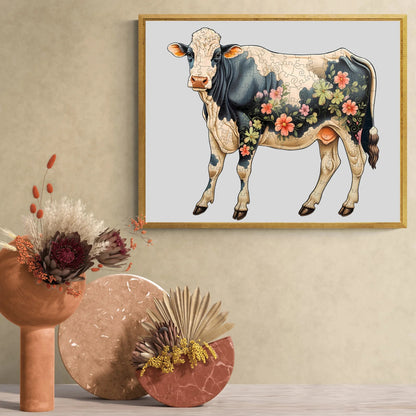 Wooden Cattle Jigsaw Puzzle