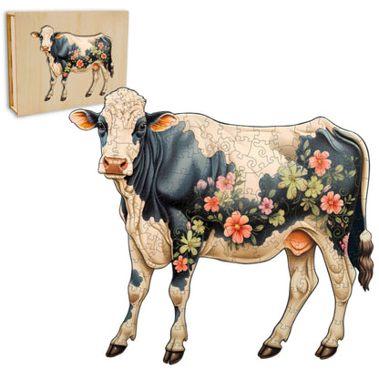 Wooden Cattle Jigsaw Puzzle