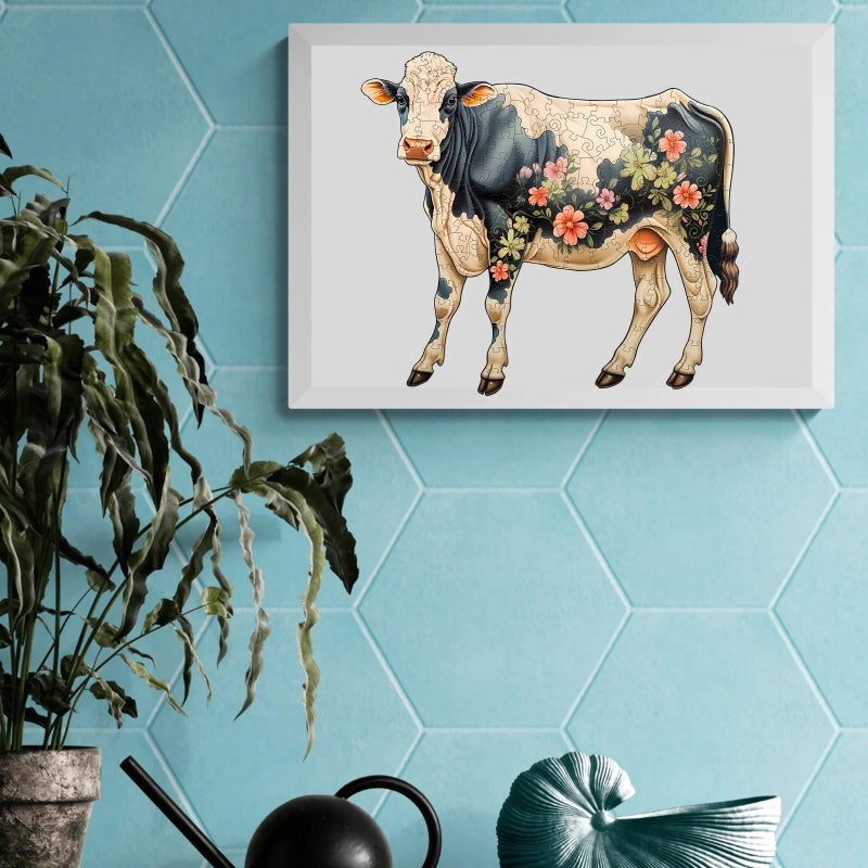 Wooden Cattle Jigsaw Puzzle