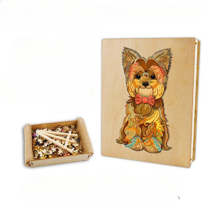 Wooden Dog Jigsaw Puzzle