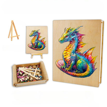 Wooden Dragon Jigsaw Puzzle