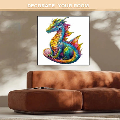 Wooden Dragon Jigsaw Puzzle