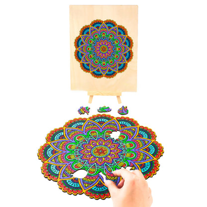 Wooden Flower Jigsaw Puzzle