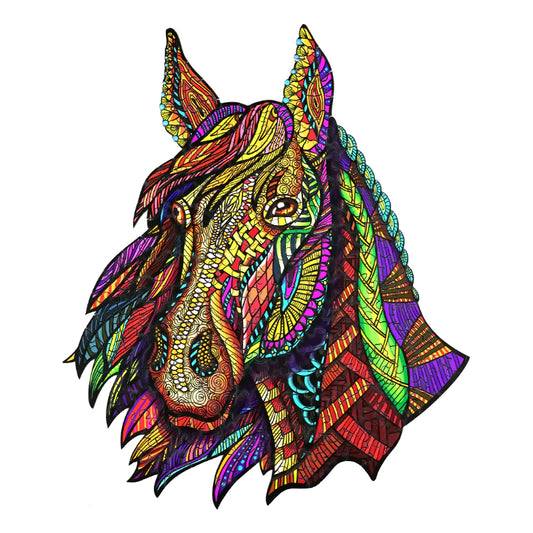 Wooden Horse Jigsaw Puzzle