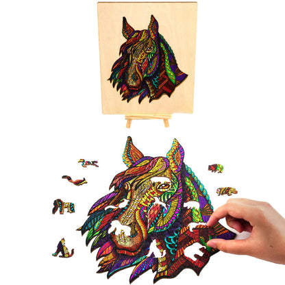 Wooden Horse Jigsaw Puzzle