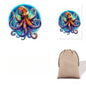 Wooden Octopus Jigsaw Puzzle