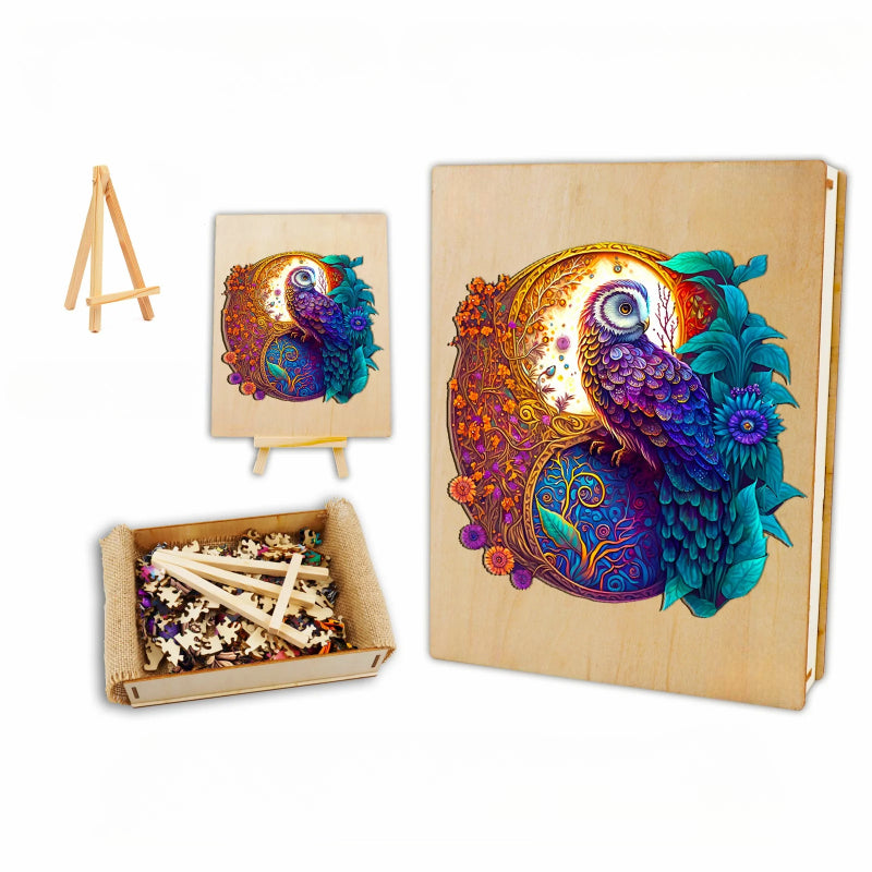 Wooden Owl Jigsaw Puzzle