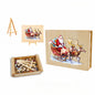 Wooden Santa And Rudolph Jigsaw Puzzle