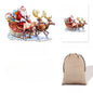 Wooden Santa And Rudolph Jigsaw Puzzle