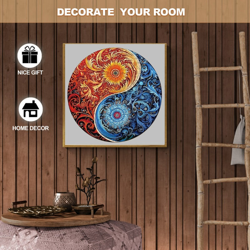 Yin Yang Wooden Jigsaw Puzzle