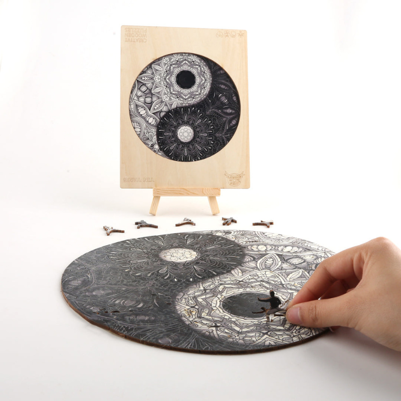 Yin Yang Wooden Jigsaw Puzzle