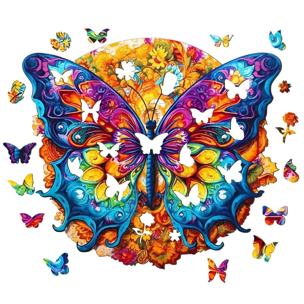 Butterfly Wooden Jigsaw Puzzle