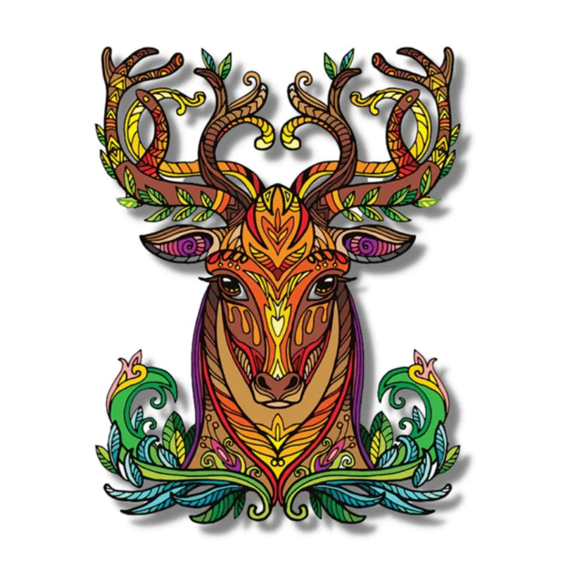 Artistic Stag Wooden Puzzle