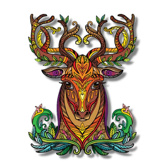 Artistic Stag Wooden Puzzle