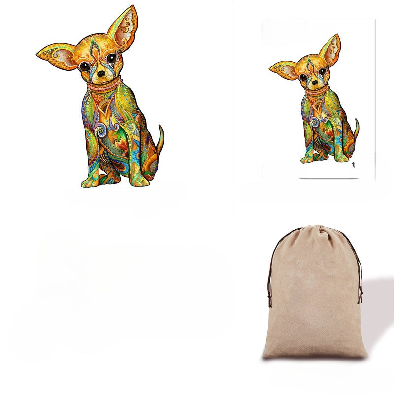 Chihuahua Wooden Jigsaw Puzzle