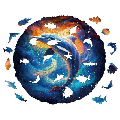 Dream Dolphin Wooden Jigsaw Puzzle