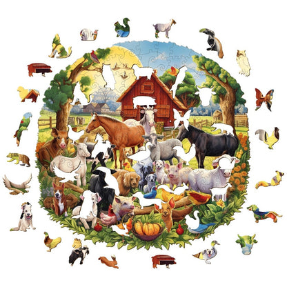 Fun Farm Wooden Jigsaw Puzzle