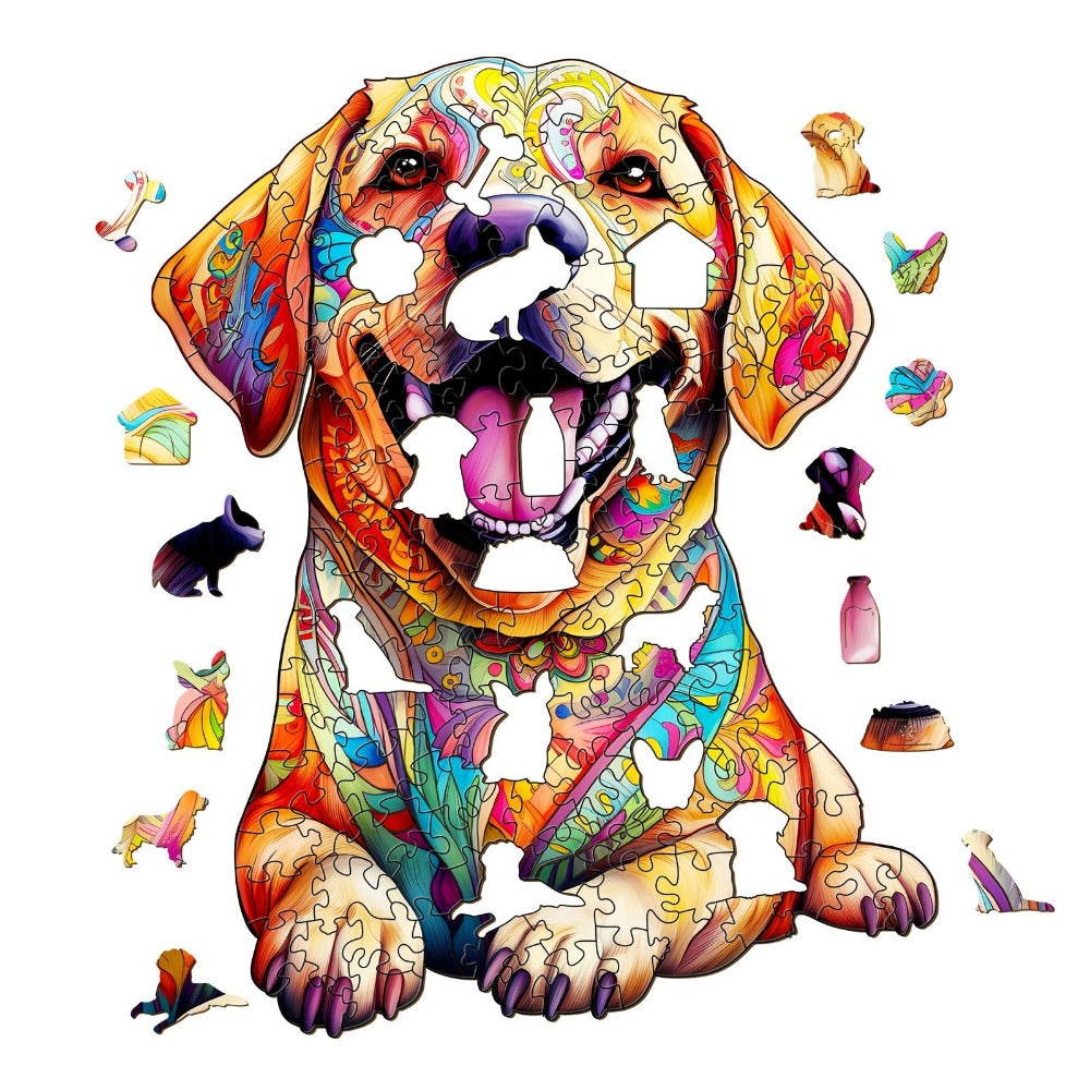 Labrador Wooden Jigsaw Puzzle