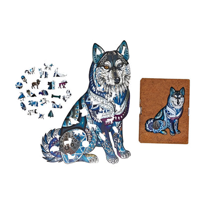 Polar Husky Printed 210 Pieces Puzzle Set