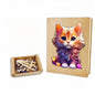 Small Cat Wooden Jigsaw Puzzle