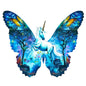 Butterfly Shaped Unicorn Jigsaw Puzzle