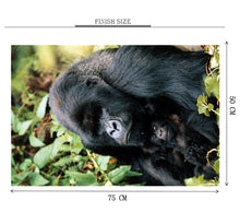 Mother Gorilla is Wooden 1000 Piece Jigsaw Puzzle Toy For Adults and Kids