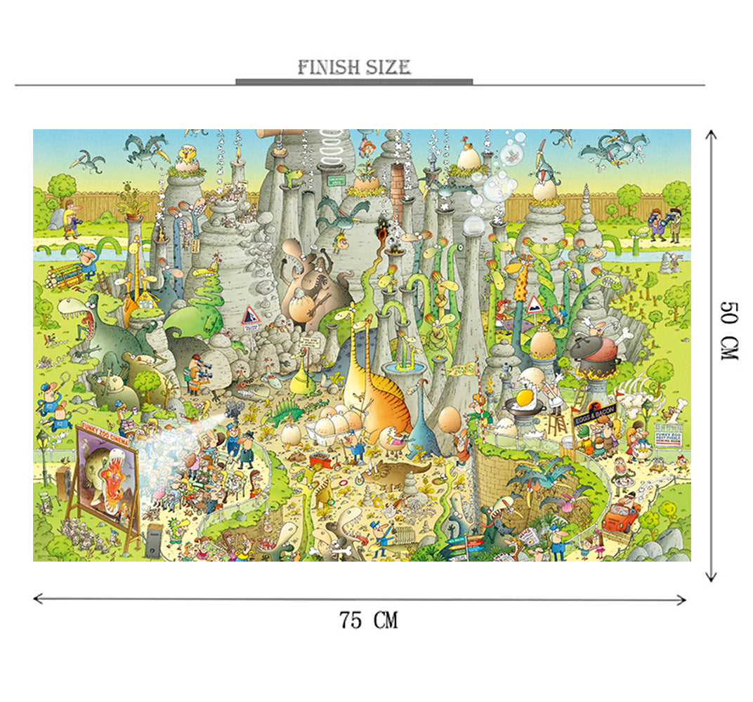 Jungle World Wooden 1000 Piece Jigsaw Puzzle Toy For Adults and Kids