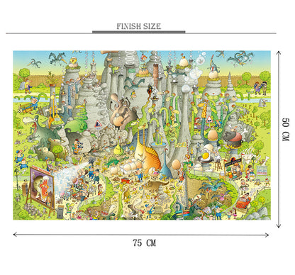 Jungle World Wooden 1000 Piece Jigsaw Puzzle Toy For Adults and Kids