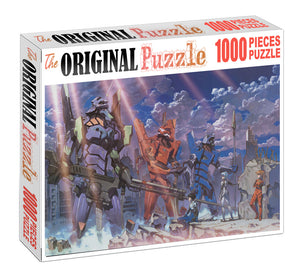 Mobile Suit Gundum is Wooden 1000 Piece Jigsaw Puzzle Toy For Adults and Kids