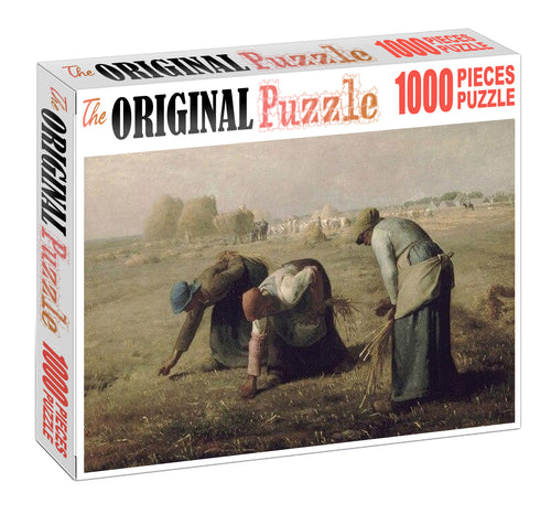 Women working on Field Wooden 1000 Piece Jigsaw Puzzle Toy For Adults and Kids